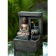 fontaine bouddha méditation ruisseau